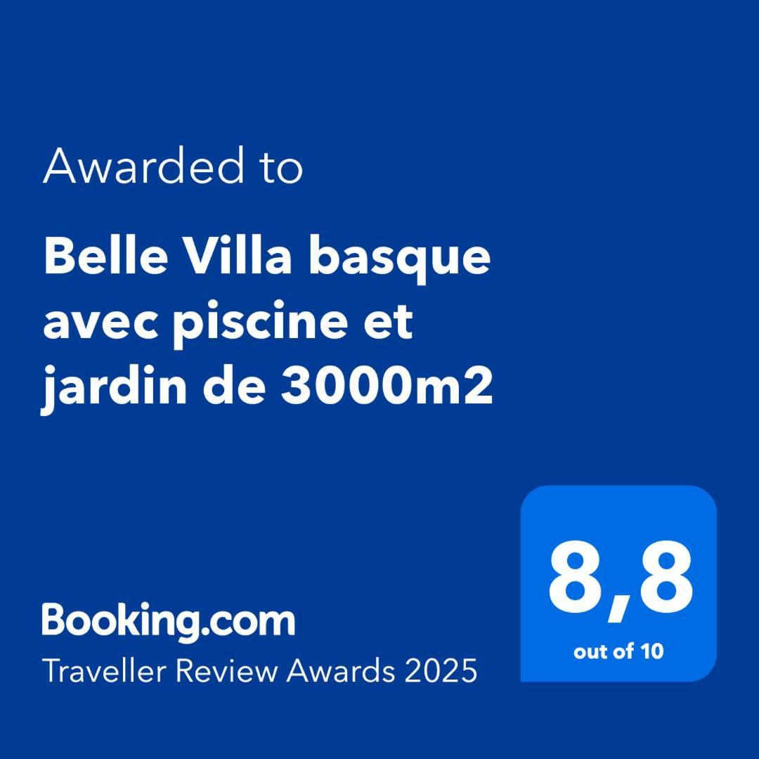 Belle Villa basque avec piscine et jardin de 3000m2 Saint-Jean-de-Luz Extérieur photo